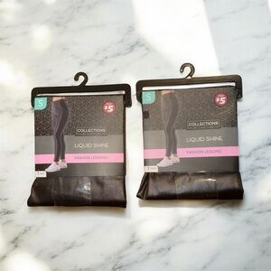 Liquid Shine Black Leggings